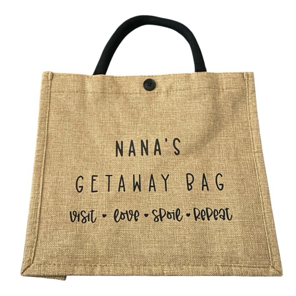 Last chance Nana's Getaway Tan Tote Bag